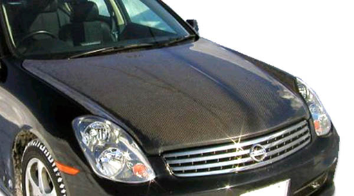 2003-2004 Infiniti G Sedan G35 Carbon Creations OEM Look Hood - 1 Piece