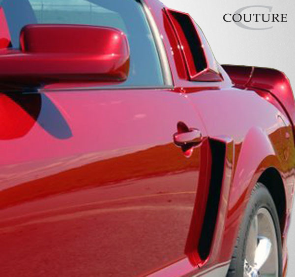 2005-2009 Ford Mustang Couture uréthane CVX fenêtre Scoop persiennes – 2 pièces