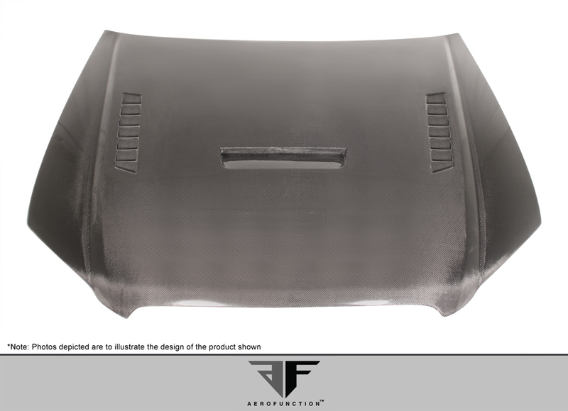 2006-2008 Audi A4 S4 B7 Carbon AF-1 Hood ( CFP ) - 1 Piece