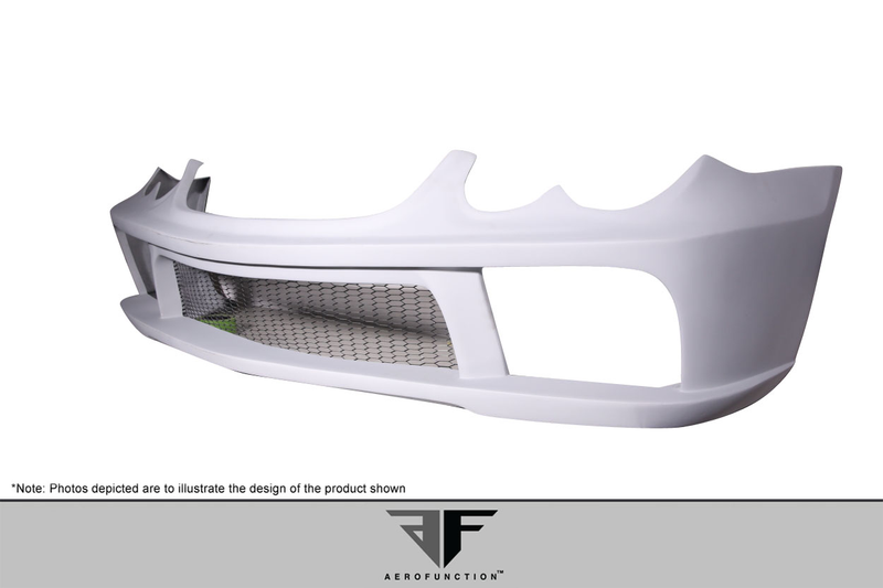 2003-2008 Mercedes SL Classe R230 AF-Signature 1 Series Wide Body Conversion Couverture de pare-chocs avant (GFK) - 1 pièce