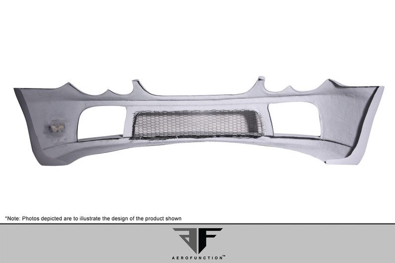 2003-2008 Mercedes SL Classe R230 AF-Signature 1 Series Wide Body Conversion Couverture de pare-chocs avant (GFK) - 1 pièce