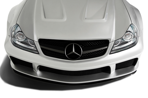 2003-2012 Mercedes SL Class R230 Carbon AF-Signature 1 Series Wide Body Conversion Front Add On Spoiler ( CFP ) - 1 Piece