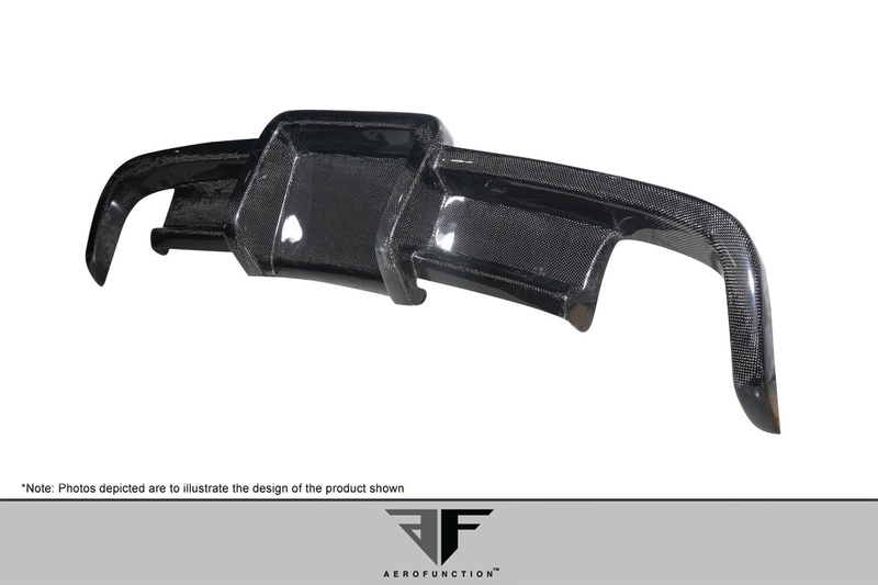2003-2012 Mercedes SL Class R230 Carbon AF-Signature 1 Series Wide Body Conversion Rear Diffuser ( CFP ) - 1 Piece