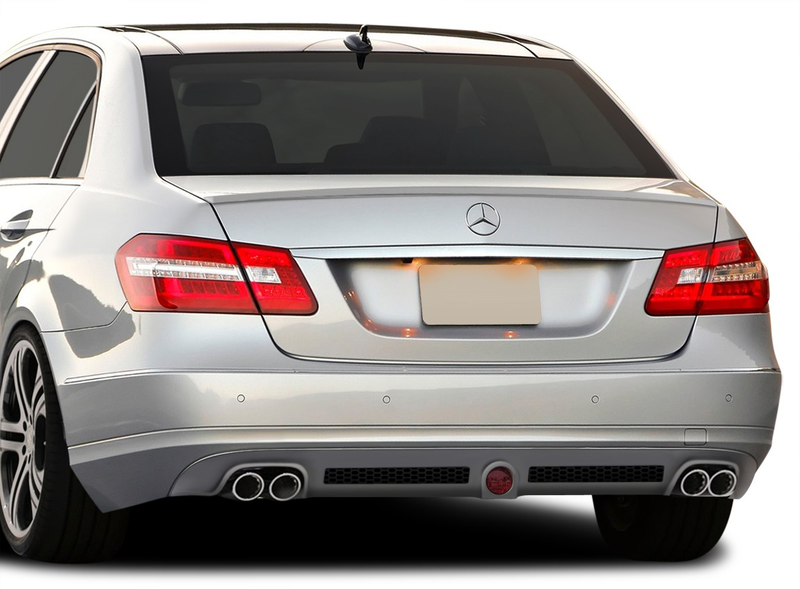 2010-2013 Mercedes E Class W212 Urethane AF-1 Rear Add-On Spoiler (base model) ( PUR-RIM ) - 1 Piece (S)