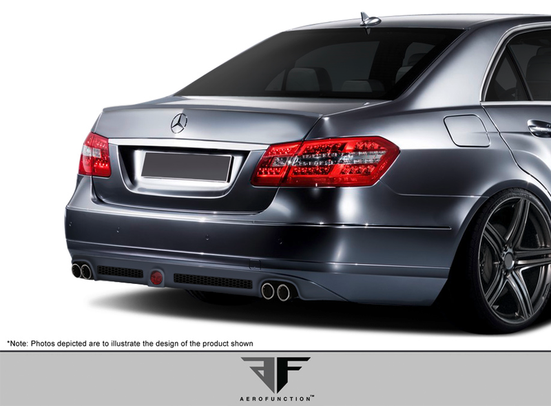 2010-2013 Mercedes E Class W212 Urethane AF-1 Rear Add-On Spoiler (base model) ( PUR-RIM ) - 1 Piece (S)