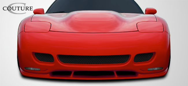 1997-2004 Chevrolet Corvette C5 Couture Uréthane TS Edition Lèvre avant sous becquet Air Dam - 1 pièce