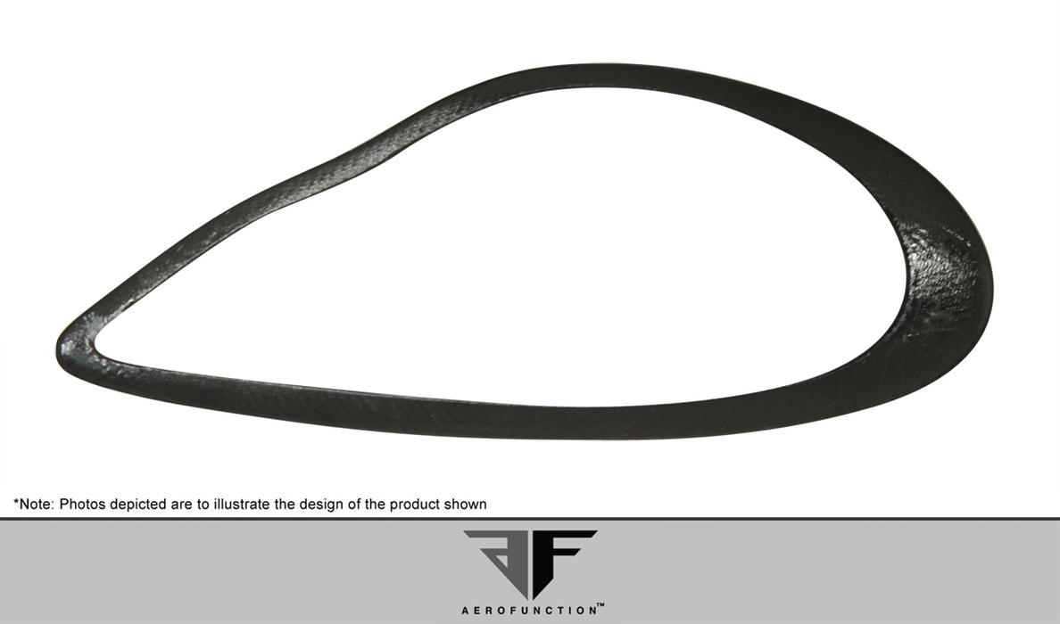 2010-2013 Porsche Panamera Carbon AF-1 Wide Body Eye Paupières (CFP) - 2 pièces
