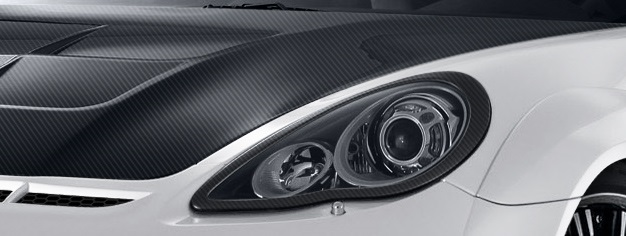 2010-2013 Porsche Panamera Carbon AF-1 Wide Body Eye Lids ( CFP ) - 2 Piece