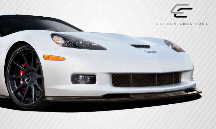 2005-2013 Chevrolet Corvette C6 Z06 GS ZR1 Carbon Creations GT500 Front Lip Under Spoiler Air Dam - 1 Piece