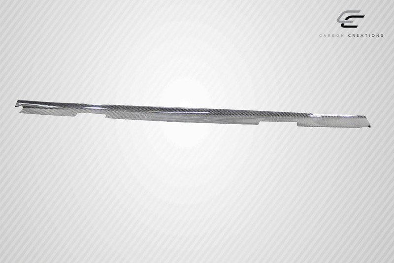 2005-2013 Chevrolet Corvette C6 Carbon Creations GT500 Side Skirt Splitters - 2 Piece