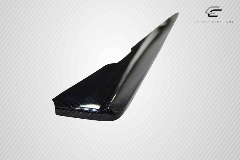 2005-2013 Chevrolet Corvette C6 Carbon Creations GT500 Side Skirt Splitters - 2 Piece