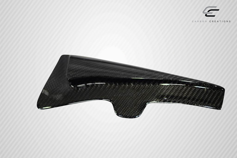2005-2013 Chevrolet Corvette C6 Carbon Creations GT500 Side Skirt Splitters - 2 Piece