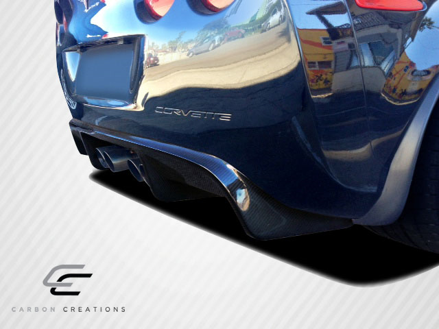 2005-2013 Chevrolet Corvette C6 Carbon Creations GT500 Rear Diffuser - 1 Piece