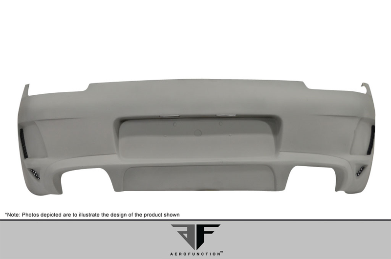2005-2008 Porsche 911 Carrera 997 Carrera AF-1 Rear Bumper Cover (will only fit c4/c4s) ( GFK ) - 1 Piece