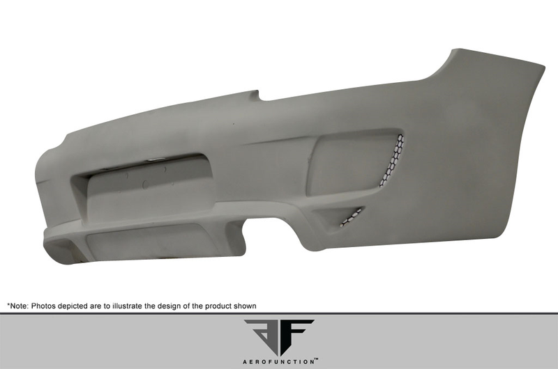 2005-2008 Porsche 911 Carrera 997 Carrera AF-1 Rear Bumper Cover (will only fit c4/c4s) ( GFK ) - 1 Piece