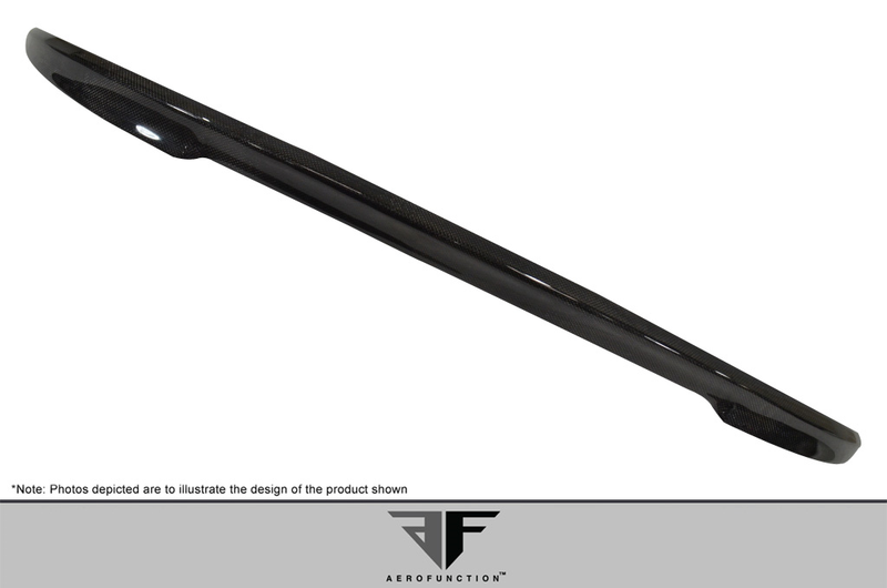 2004-2010 BMW Série 6 E63 2DR Carbone AF-1 Aileron de coffre (CFP) - 1 pièce