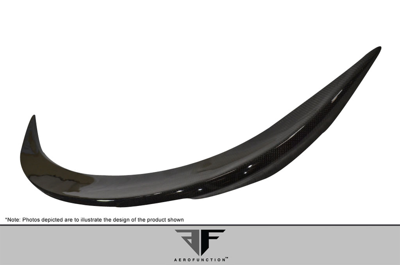 2004-2010 BMW Série 6 E63 2DR Carbone AF-1 Aileron de coffre (CFP) - 1 pièce