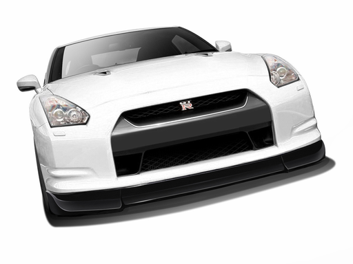 2009-2011 Nissan GT-R R35 Carbon AF-2 Front Add-On Spoiler ( CFP ) - 1 Piece