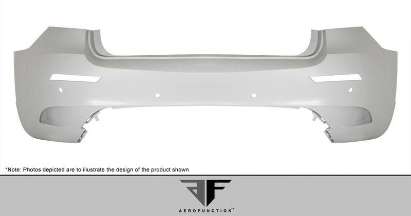 2008-2014 BMW X6 E71 E72 Urethane AF-4 Rear Bumper Cover ( PUR-RIM ) - 1 Piece (S)