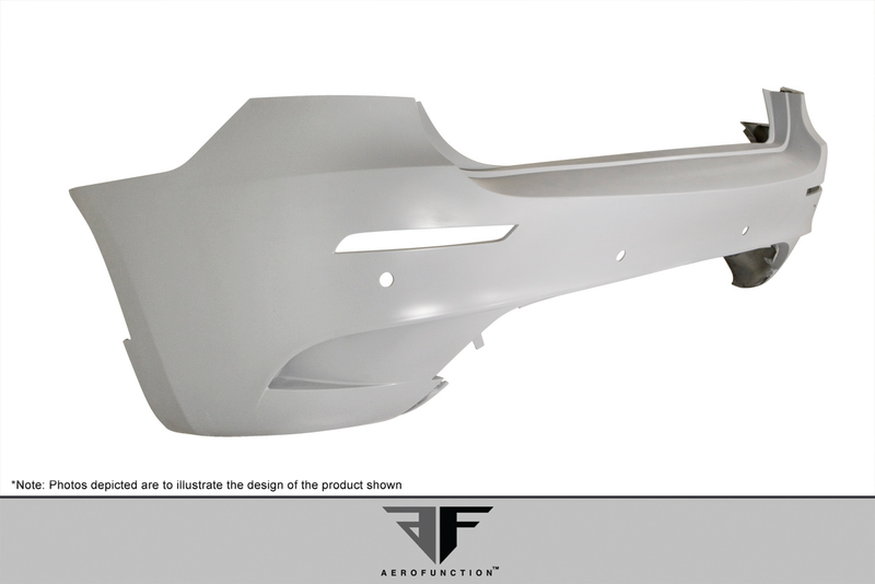 2008-2014 BMW X6 E71 E72 Urethane AF-4 Rear Bumper Cover ( PUR-RIM ) - 1 Piece (S)