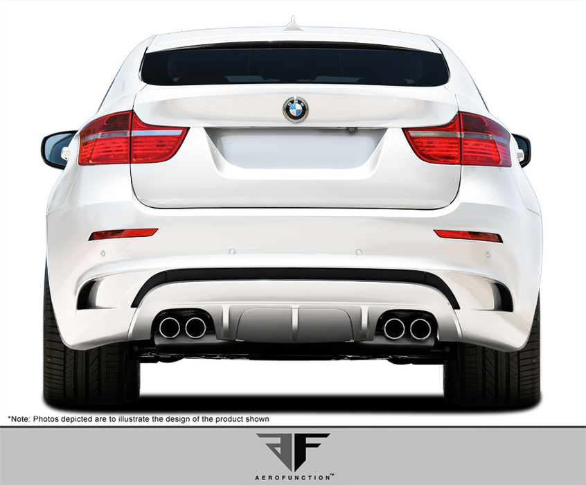2008-2014 BMW X6 E71 E72 Urethane AF-4 Rear Bumper Cover ( PUR-RIM ) - 1 Piece (S)