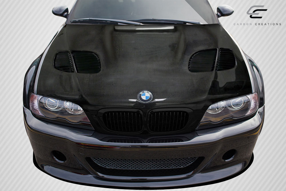 2000-2006 BMW 3 Series E46 2DR Carbon Creations GTR Hood - 1 Piece