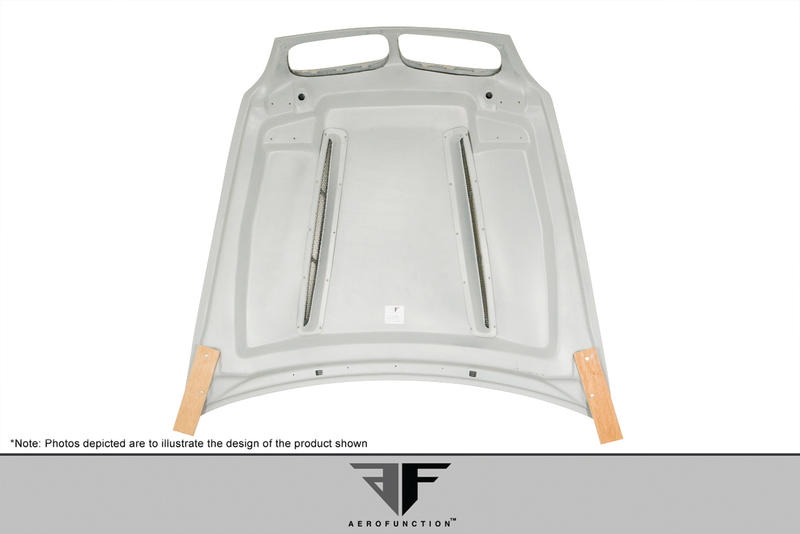 2008-2014 BMW X6 X6M E71 2007-2013 BMW X5 E70 AF-5 Hood ( GFK ) - 1 Piece