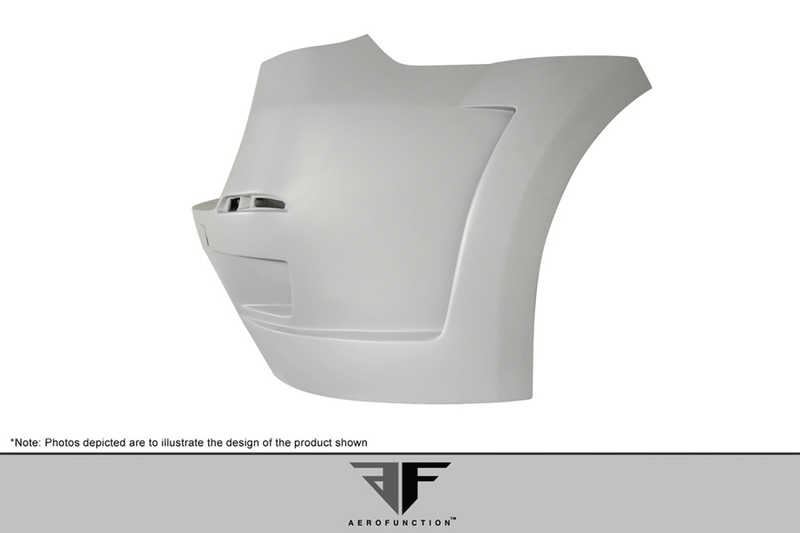 2010-2013 BMW X5 X5M E70 AF-1 Wide Body Rear Bumper Cover ( GFK ) - 1 Piece (S)