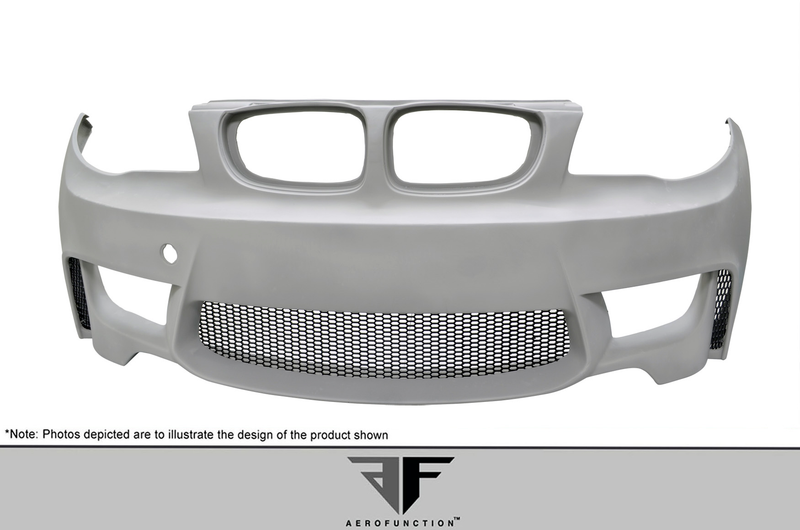 2008-2013 BMW 1 Series E82 E88 AF-1 Front Bumper Cover ( GFK ) - 1 Piece
