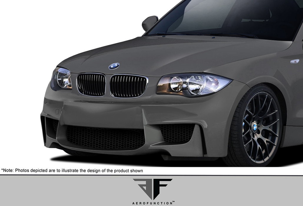 2008-2013 BMW 1 Series E82 E88 AF-1 Front Bumper Cover ( GFK ) - 1 Piece