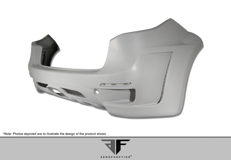 2011-2014 Porsche Cayenne AF-3 Wide Body Rear Bumper Cover ( GFK ) - 1 Piece (S)