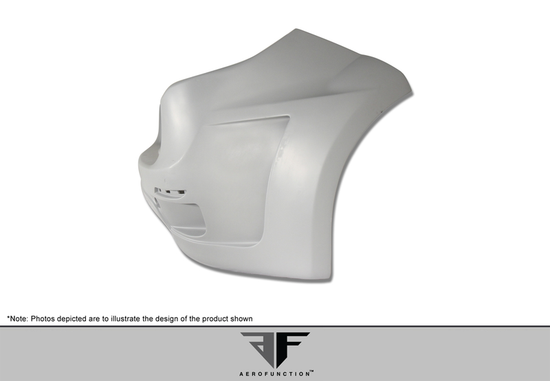 2011-2014 Porsche Cayenne AF-3 Wide Body Rear Bumper Cover ( GFK ) - 1 Piece (S)