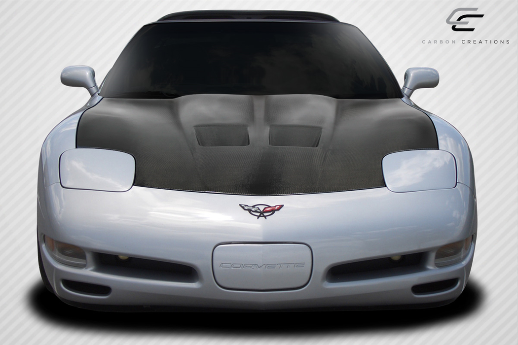 1997-2004 Chevrolet Corvette C5 Carbon Creations GT Concept Hood - 1 Piece
