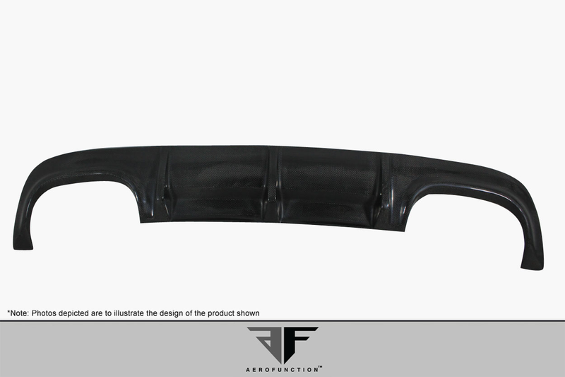 2007-2009 Mercedes CL63 W216 Black Series Carbon AF-1 Rear Diffuser ( CFP ) - 1 Piece