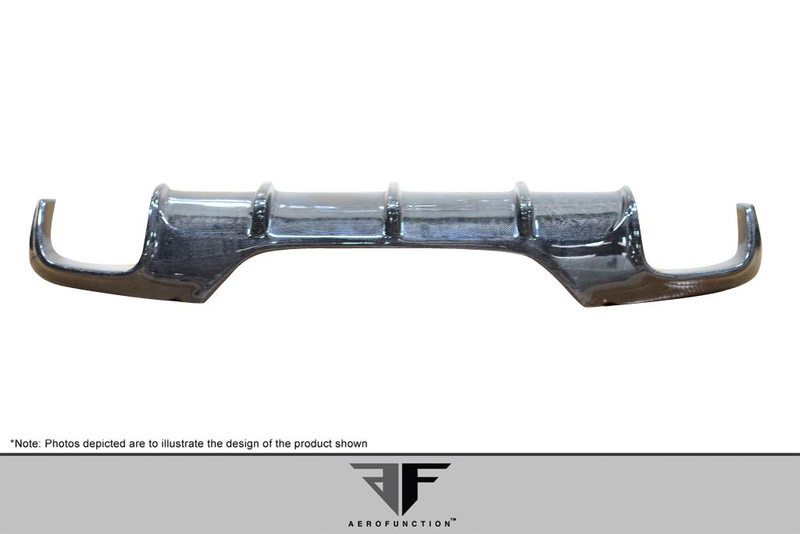 2006-2010 BMW M6 E63 E64 Convertible / 2DR Carbon AF-1 Rear Diffuser ( CFP ) - 1 Piece