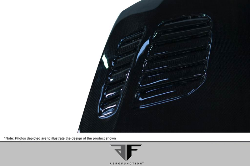 2006-2008 BMW 3 Series E90 4DR Carbon AF-1 Hood ( CFP ) - 1 Piece