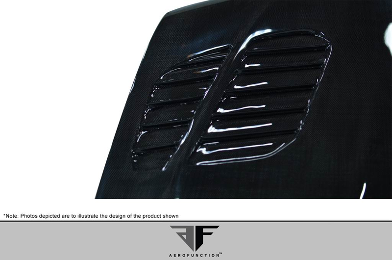 2002-2005 BMW 3 Series E46 4DR Carbon AF-2 Hood ( CFP ) - 1 Piece