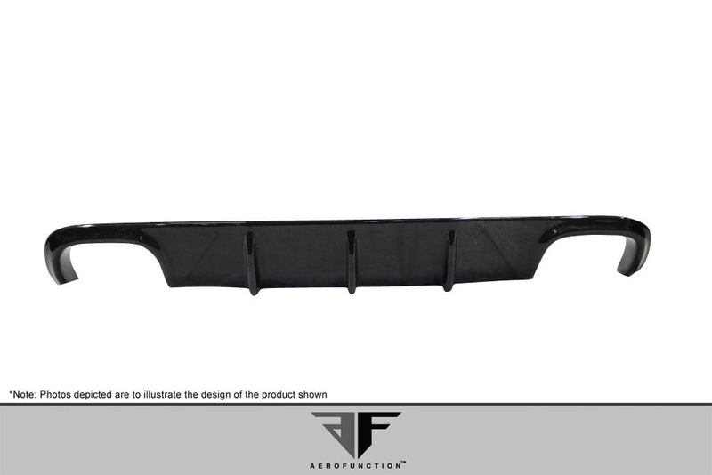 2009-2011 Porsche 911 Carrera 997 C2 C2S C4 C4S Targa 4 Targa 4S Cabriolet Carbon AF-2 Rear Diffuser ( CFP ) - 1 Piece