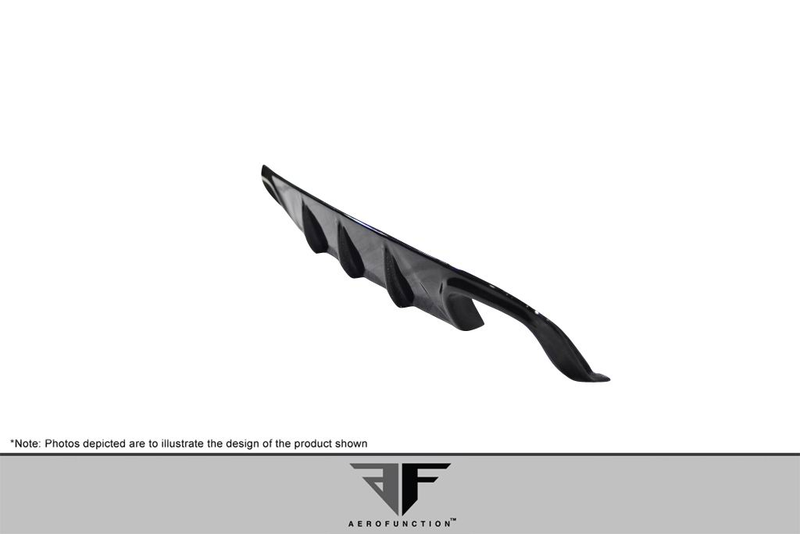 2009-2011 Porsche 911 Carrera 997 C2 C2S C4 C4S Targa 4 Targa 4S Cabriolet Carbon AF-2 Rear Diffuser ( CFP ) - 1 Piece