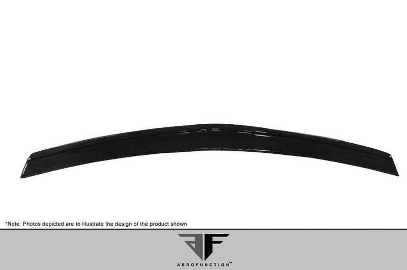2010-2016 Mercedes E Class W212 4DR Carbon AF-3 Trunk Spoiler ( CFP ) - 1 Piece