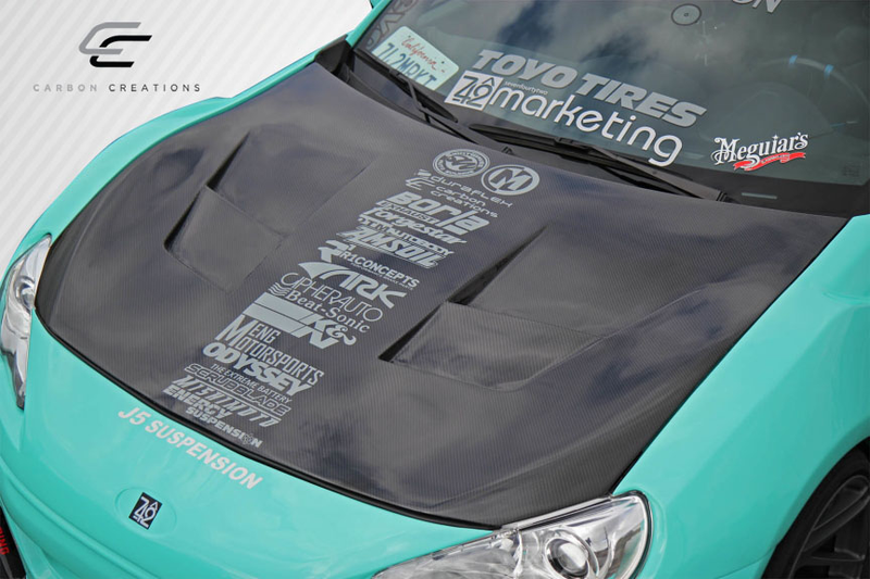 2013-2020 Scion FR-S Toyota 86 Subaru BRZ Carbon Creations Dritech 86-R Hood - 1 Piece