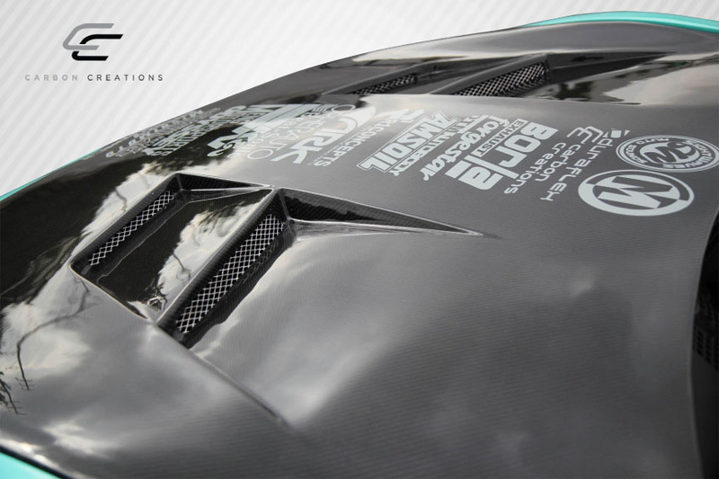 2013-2020 Scion FR-S Toyota 86 Subaru BRZ Carbon Creations Dritech 86-R Hood - 1 Piece