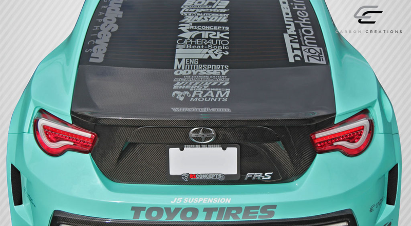 2013-2020 Scion FR-S Toyota 86 Subaru BRZ Carbon Creations 86-R Trunk - 1 Piece
