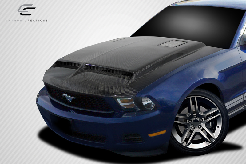 2010-2012 Capot Ford Mustang Carbon Creations GT500 - 1 pièce
