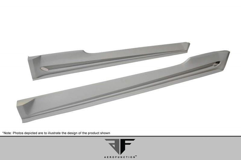 2004-2010 BMW 6 Series E63 E64 2DR Convertible AF-2 Wide Body Side Skirts Rocker Panels ( GFK ) - 2 Piece (S)