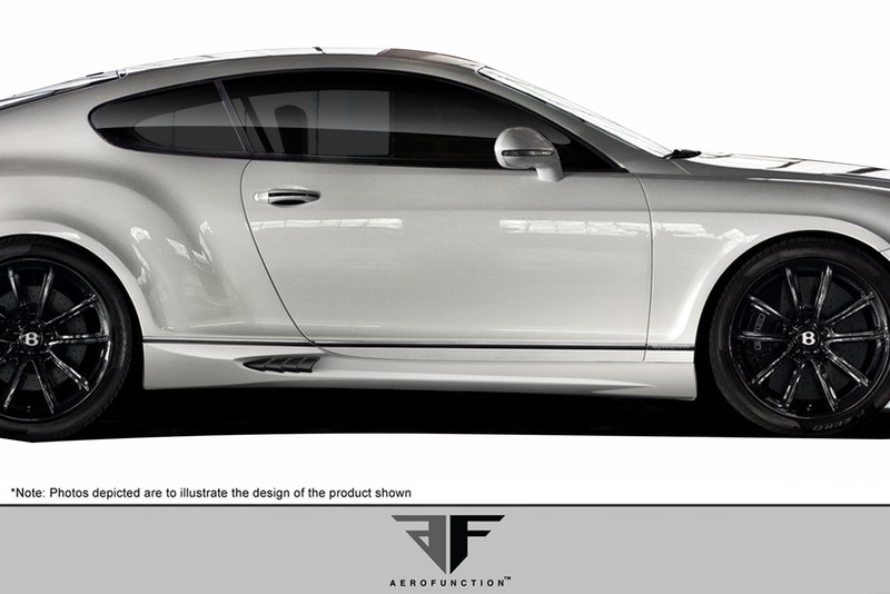 2003-2010 Bentley Continental GT GTC AF-1 Body Kit ( GFK ) - 4 Piece - Includes AF-1 Front Bumper Cover (109357) AF-1 Side Skirt Rocker Panels (109358) AF-1 Rear Bumper Cover (109359)