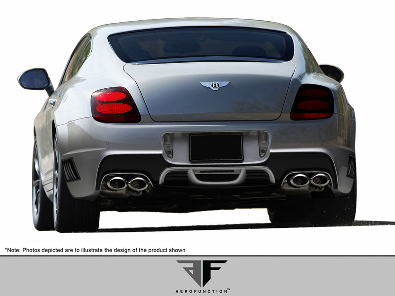 2003-2010 Bentley Continental GT GTC AF-1 Body Kit ( GFK ) - 4 Piece - Includes AF-1 Front Bumper Cover (109357) AF-1 Side Skirt Rocker Panels (109358) AF-1 Rear Bumper Cover (109359)