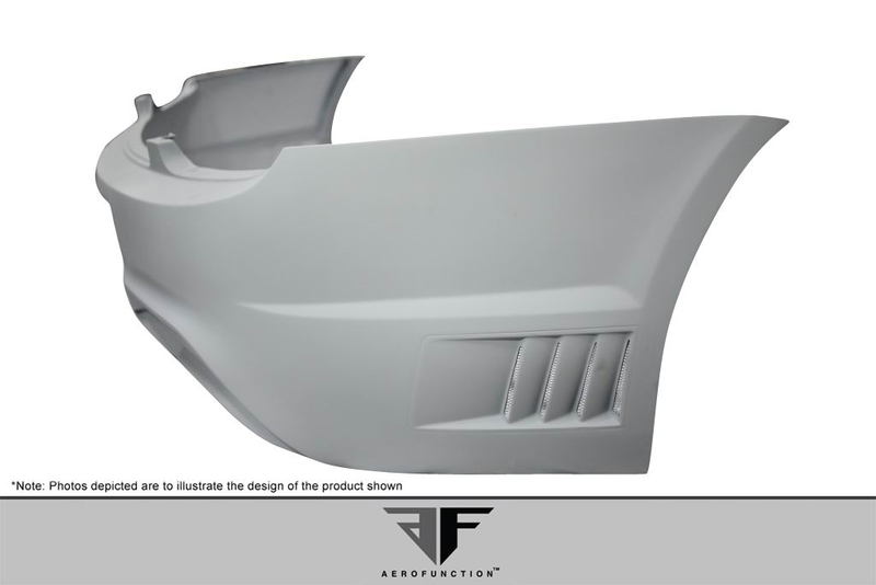 2003-2010 Bentley Continental GT GTC AF-1 Rear Bumper Cover ( GFK ) - 1 Piece