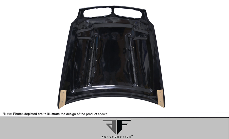 2008-2014 BMW X6 X6M E71 2007-2013 BMW X5 E70 Carbon AF-5 Hood ( CFP ) - 1 Piece