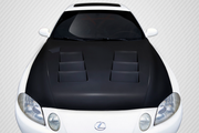 1992-2000 Lexus SC Series SC300 SC400 Carbon Creations TS-1 Hood - 1 Piece